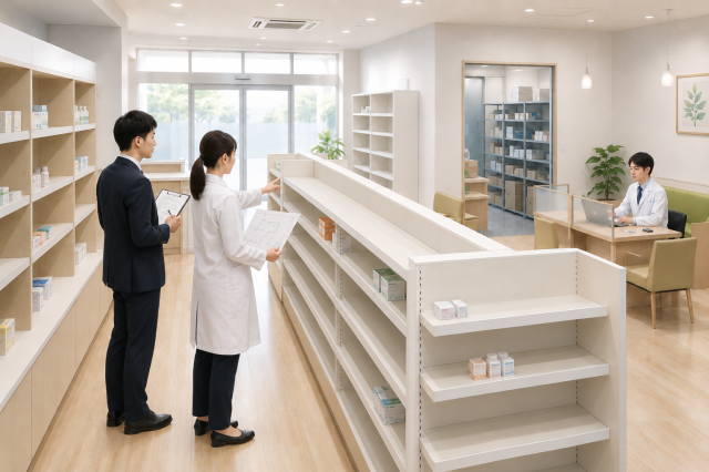 店舗販売業の構造設備で確認される事項