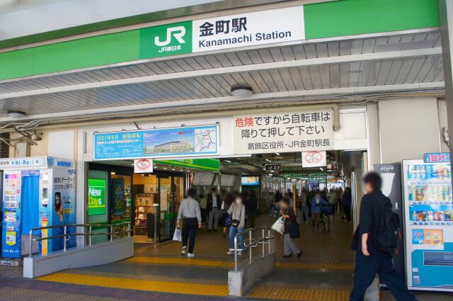 金町駅北口の風景