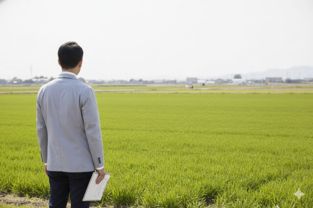 負担金計算の確認が必要な市街化区域内の農地(田んぼ・畑)